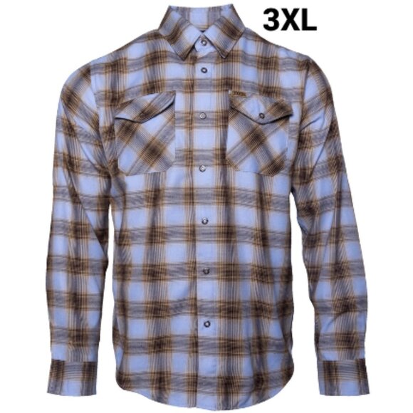 DIXXON x 22 JUMPS TWIN FALLS Collab Limited Edition Flannel - Men's 3XL